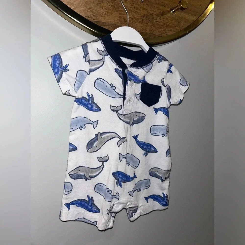 Carters whale one piece 3  months (5 for $30)​​